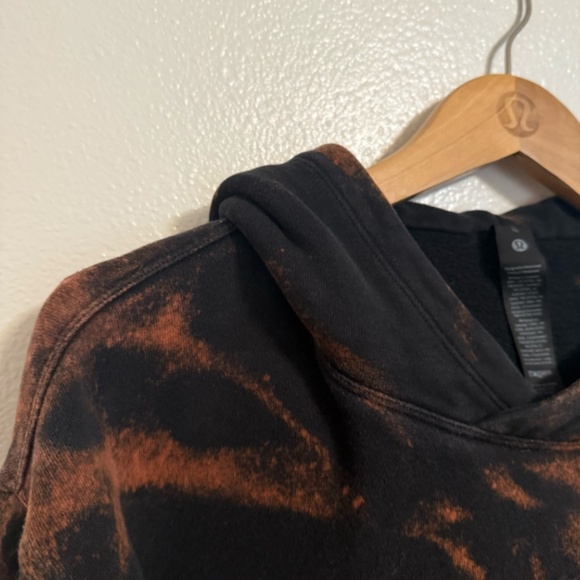 lululemon - Steady State Pullover Black Hoodie - Mens XL - UNIQUE REVERSE DYE - Picture 8 of 14